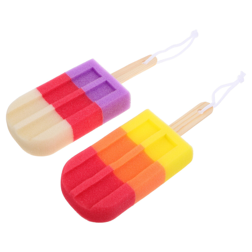 Totority 4 Pcs Exfoliating Bath Sponge Body Loofah Shower Scrubber