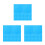 1500 Pcs Aluminum Foil Candy Wrappers - Metallic Square Sheets 6