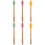 2 Sets 3Pcs Silicone Honey Dippers Sticks Assorted Colors 6
