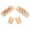 30 Pcs Wood Concave Train Track Replacement Expansion Railway Tracks 1