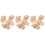 30 Pcs Wood Concave Train Track Replacement Expansion Railway Tracks 6