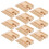 30 Pcs Wood Concave Train Track Replacement Expansion Railway Tracks 3