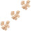 30 Pcs Wood Concave Train Track Replacement Expansion Railway Tracks 7