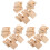 30 Pcs Wood Concave Train Track Replacement Expansion Railway Tracks 4