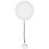 Round Magnifying Makeup Mirror White Suction Cup Portable for Home 1