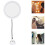 Round Magnifying Makeup Mirror White Suction Cup Portable for Home 5