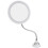 Round Magnifying Makeup Mirror White Suction Cup Portable for Home 4