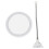 Round Magnifying Makeup Mirror White Suction Cup Portable for Home 11
