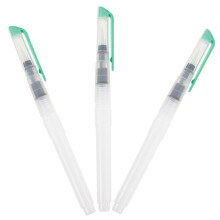 3Pcs Watercolor Paint Pen With Supple Tip Brush