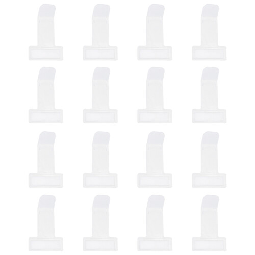 40 Pcs Transparent Plastic Car Parking Ticket Holder Clips For Windscreen 2