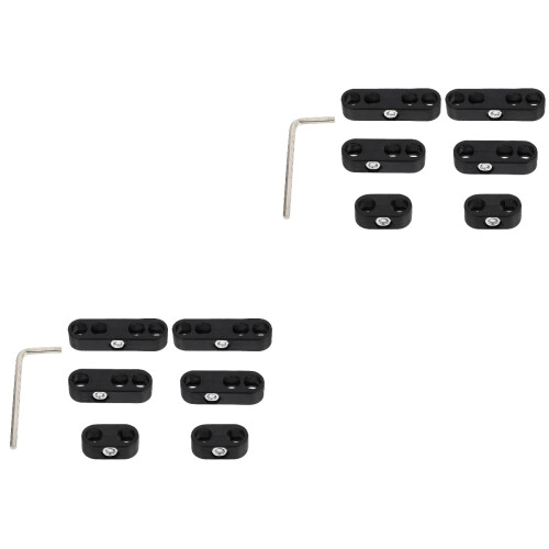 2 Sets Spark Plug Organise Cables Car Ignition Wire Holders Divider 2
