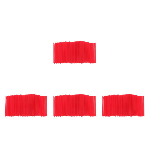 1200 Pcs Red Spray Can Extension Straws 100mm 2