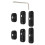 2 Sets Spark Plug Organise Cables Car Ignition Wire Holders Divider 11