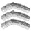 100 Pcs Metal Right Angle Drawer Lock Strike Plate Iron L Shaped 2
