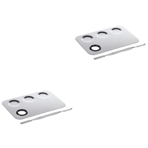 2pcs Cosmetic Makeup Foundation Mixing Tool 2