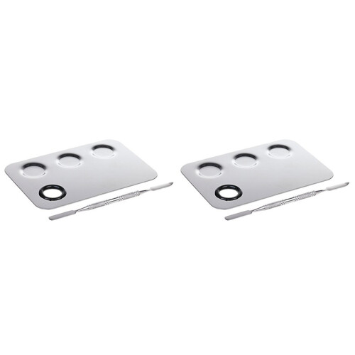 2pcs Cosmetic Makeup Foundation Mixing Tool 1