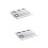 2pcs Cosmetic Makeup Foundation Mixing Tool 5