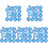 100 Pcs 12 Constellation Pattern Glass Cabochons Zodiac Domes 2