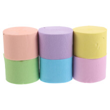 Crepe Streamers Assorted Colors For Home Party Wedding Decor