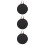 3Pcs Silent Drum Pad Storage And Carrying Bag For Percussion Practice 10