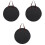 3Pcs Silent Drum Pad Storage And Carrying Bag For Percussion Practice 5