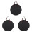3Pcs Silent Drum Pad Storage And Carrying Bag For Percussion Practice 4