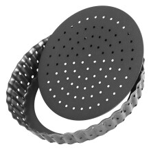 2Pcs Non Stick 5Inch Pizza Pan With Holes Removable Bottom