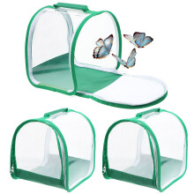 3Pcs Butterfly Enclosure Mesh Cage for Caterpillars with Carry Handle