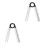 2St Heavy Grip Handgrippers 90Kg Voor - En Handtraining 4