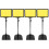 4Pcs Professional Sign Stand Multi-Function Price Tag Holder 4