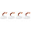 4 Sets Nail Art Finger Training Practice Fake Nails 4