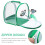 3Pcs Butterfly Enclosure Mesh Cage for Caterpillars with Carry Handle 8