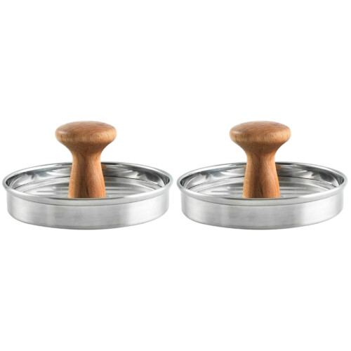 2Pcs Burger Press For Beef Grill Patty Maker Mold 1