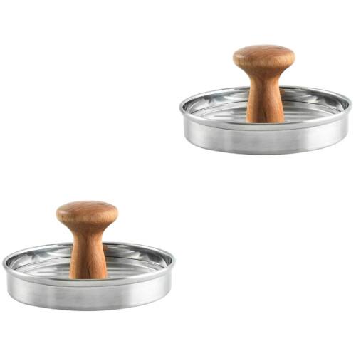 2Pcs Burger Press For Beef Grill Patty Maker Mold 2