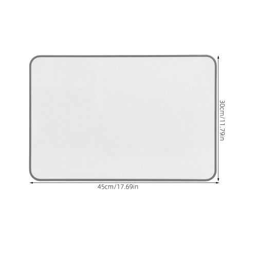 Blank 45X30Cm Magnetic Dry Erase Whiteboard With Frame 1