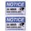 10 Pcs Monitored Warning Stickers For Video Surveillance Security 1
