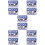 10 Pcs Monitored Warning Stickers For Video Surveillance Security 8