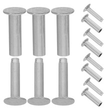 21 Pairs Stainless Steel Handle Rivets For DIY Cutlery 1.4cm