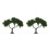 2Pcs Mini Model Trees For Diy Micro Landscape And Railroad Sand Table 4