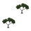2Pcs Mini Model Trees For Diy Micro Landscape And Railroad Sand Table 8