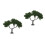 2Pcs Mini Model Trees For Diy Micro Landscape And Railroad Sand Table 9