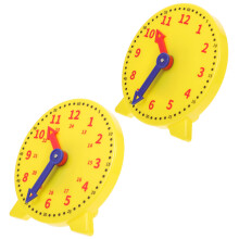 4 Pcs Teaching Clock Model For Learning Time