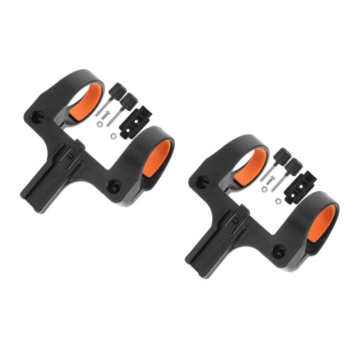 2Pcs Plastic Flashlight Bracket Clip For Cameras And Bike Handlebars 2