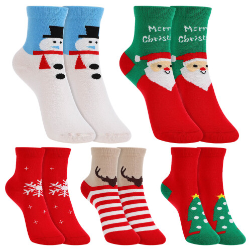 30Paren Kinderkatoenen Warm Winter Kerstfeest