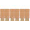 6 Pcs Wood Shoe Cleaning Brushes Tool (Khaki) 4