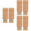 6 Pcs Wood Shoe Cleaning Brushes Tool (Khaki) 5