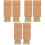6 Pcs Wood Shoe Cleaning Brushes Tool (Khaki) 3