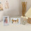 Grey Plastic Photo Frame for Instax Mini 3in Photos Rectangular Desktop Stand 8