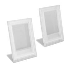 L-förmiger Acryl-Selbstständiger Foto-Rahmen 3 Zoll für EVO 7-12
