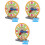 3Pcs Wooden Teaching Clock For Math And Time Learning 5